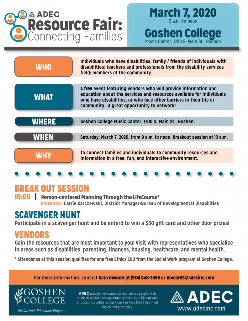2020 Resource Fair Flyer